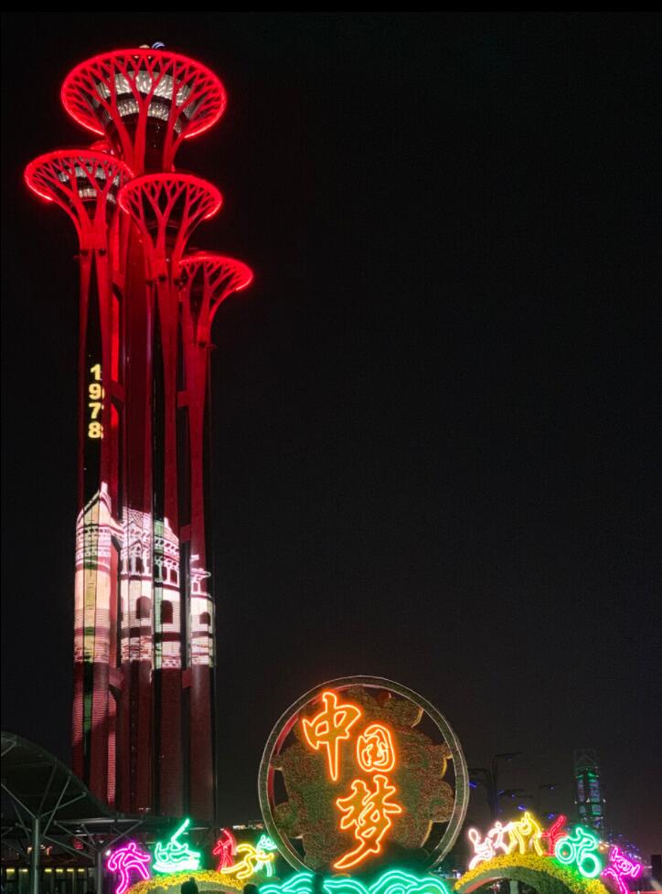 墨荷藍群造型景觀燈